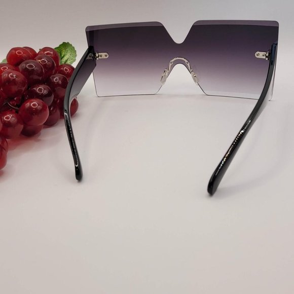 Unisex Retro Leopard Retro Fashion Colored Colored Sunglasses Square Frame - Picture 2 of 4